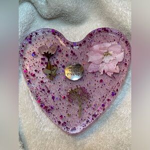 Heart-Shaped hand crafted coaster